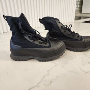 High-Top Black Athletic Shoes